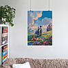 Плакат "Мандрівний замок, Howl's Moving Castle", 60×43см, фото 7