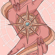 Плакат "Віз, карта Таро, 07 - The Chariot", 60×36см, фото 2