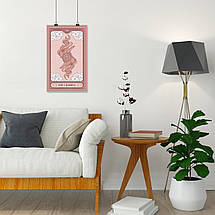 Плакат "Віз, карта Таро, 07 - The Chariot", 60×36см, фото 4