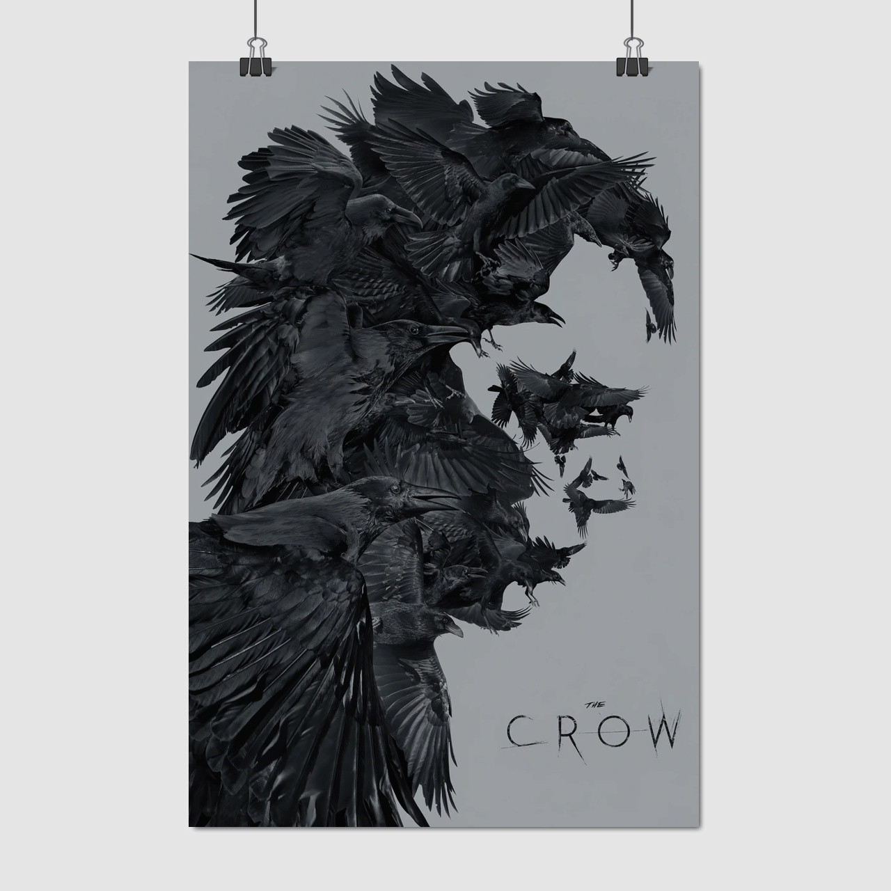 Плакат "Ворон, The Crow (2024)", 60×40см