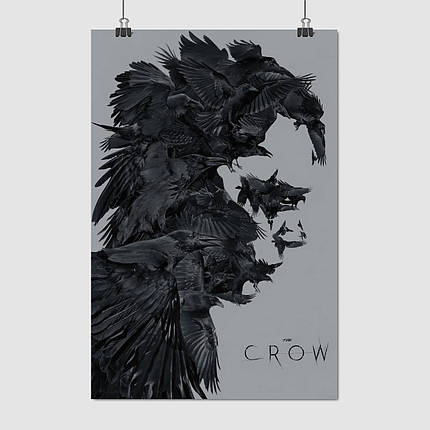 Плакат "Ворон, The Crow (2024)", 60×40см, фото 1