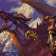 Плакат "Дракон Алекстраза, Alexstrasza, World Of Warcraft", 40×60см, фото 2