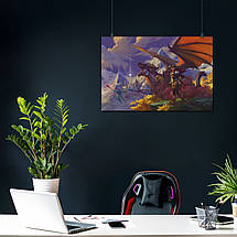 Плакат "Дракон Алекстраза, Alexstrasza, World Of Warcraft", 40×60см, фото 3