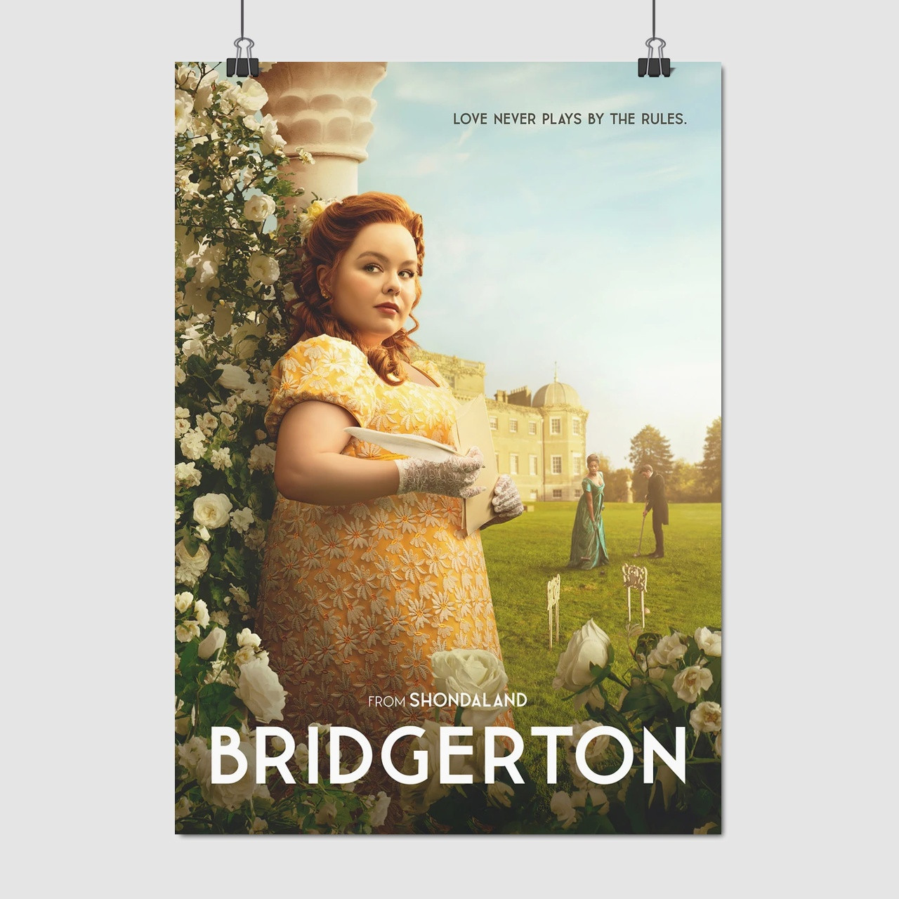 Плакат "Бріджертони, серіал, Bridgerton", 60×43см