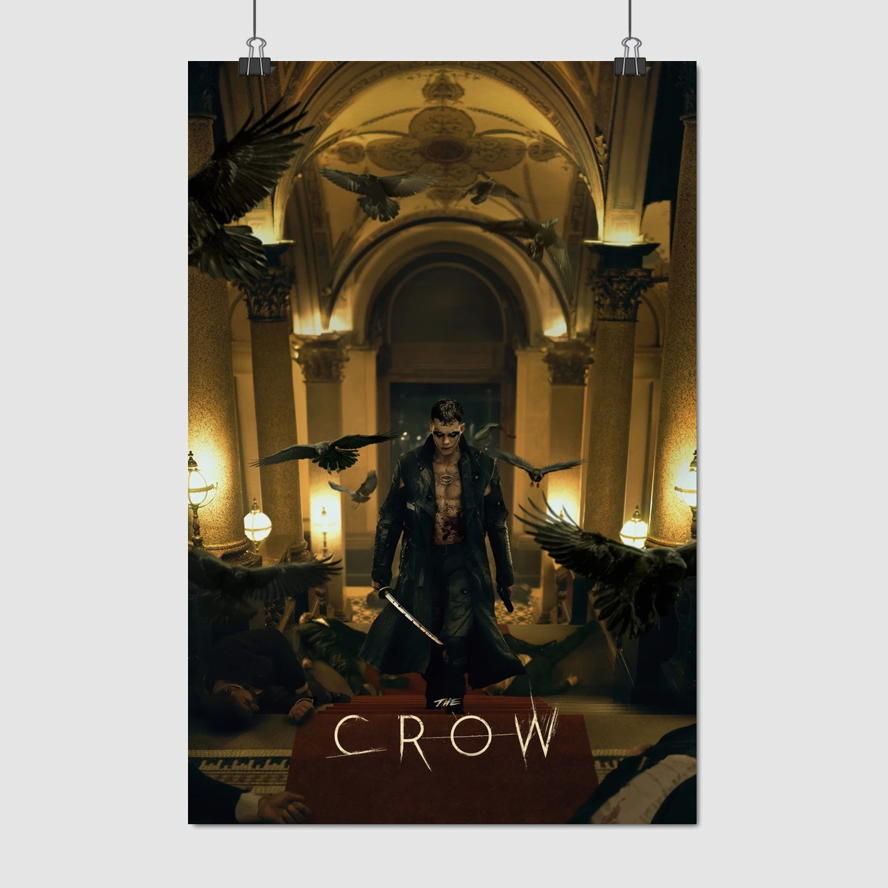 Плакат "Ворон, The Crow (2024)", 60×40см