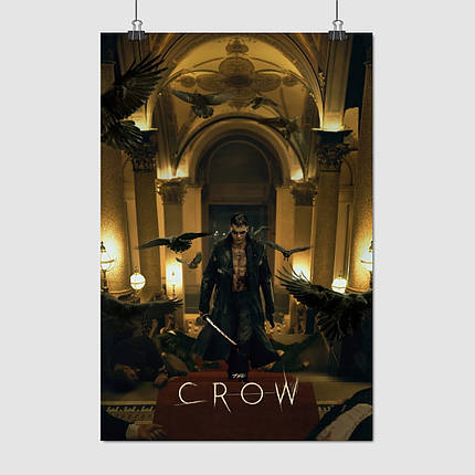 Плакат "Ворон, The Crow (2024)", 60×40см, фото 1