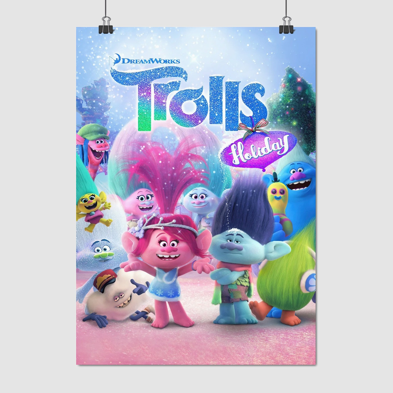 Плакат "Тролі, мультфільм, Trolls", 60×43см