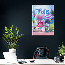 Плакат "Тролі, мультфільм, Trolls", 60×43см, фото 4