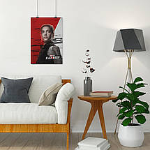 Плакат "Чорна вдова, Єлена Бєлова, Флоренс П'ю, Black Widow (2021)", 60×41см, фото 4