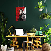 Плакат "Чорна вдова, Єлена Бєлова, Флоренс П'ю, Black Widow (2021)", 60×41см, фото 5