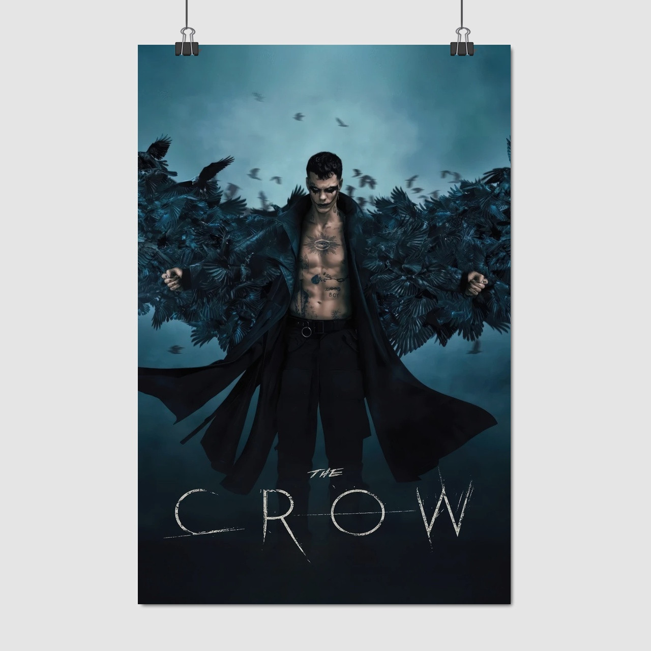 Плакат "Ворон, The Crow (2024)", 60×40см