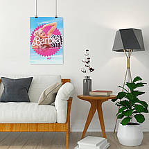 Плакат "Барбі, Марго Роббі, Barbie (2023)", 60×43см, фото 3