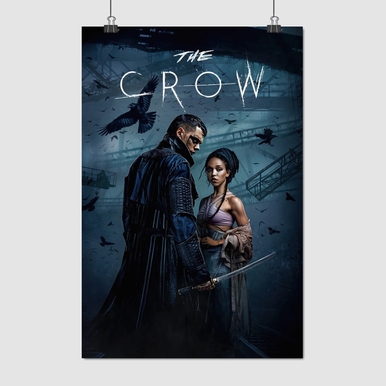 Плакат "Ворон, The Crow (2024)", 60×40см