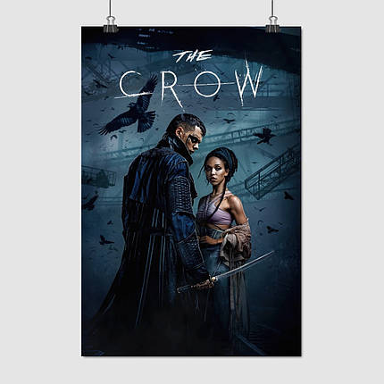 Плакат "Ворон, The Crow (2024)", 60×40см, фото 1