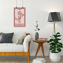 Плакат "Помірність, карта Таро, 14 - Temperance", 60×36см, фото 4