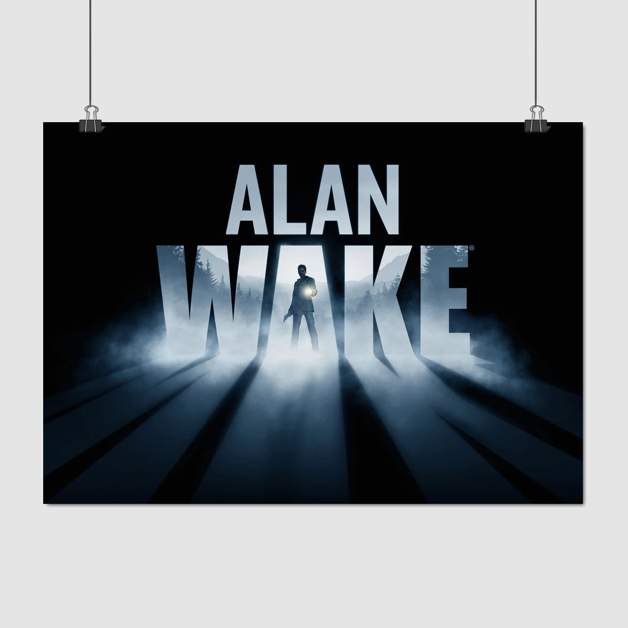 Плакат "Алан Вейк, Alan Wake", 43×60см