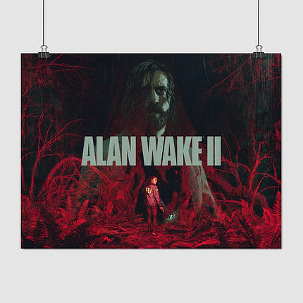 Плакат "Алан Вейк 2, Alan Wake 2", 45×60см, фото 1
