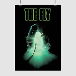 Плакат "Муха, жахи, The Fly (1986)", 60×43см
