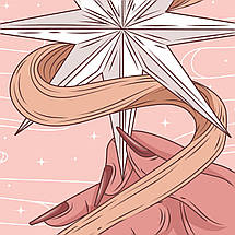 Плакат "Зірка, карта Таро, 17 - The Star", 60×36см, фото 2