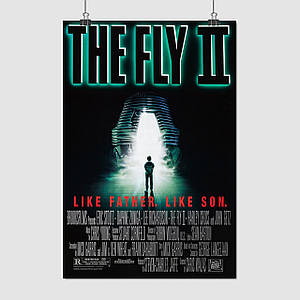 Плакат "Муха 2, жахи, The Fly II (1989)", 60×40см