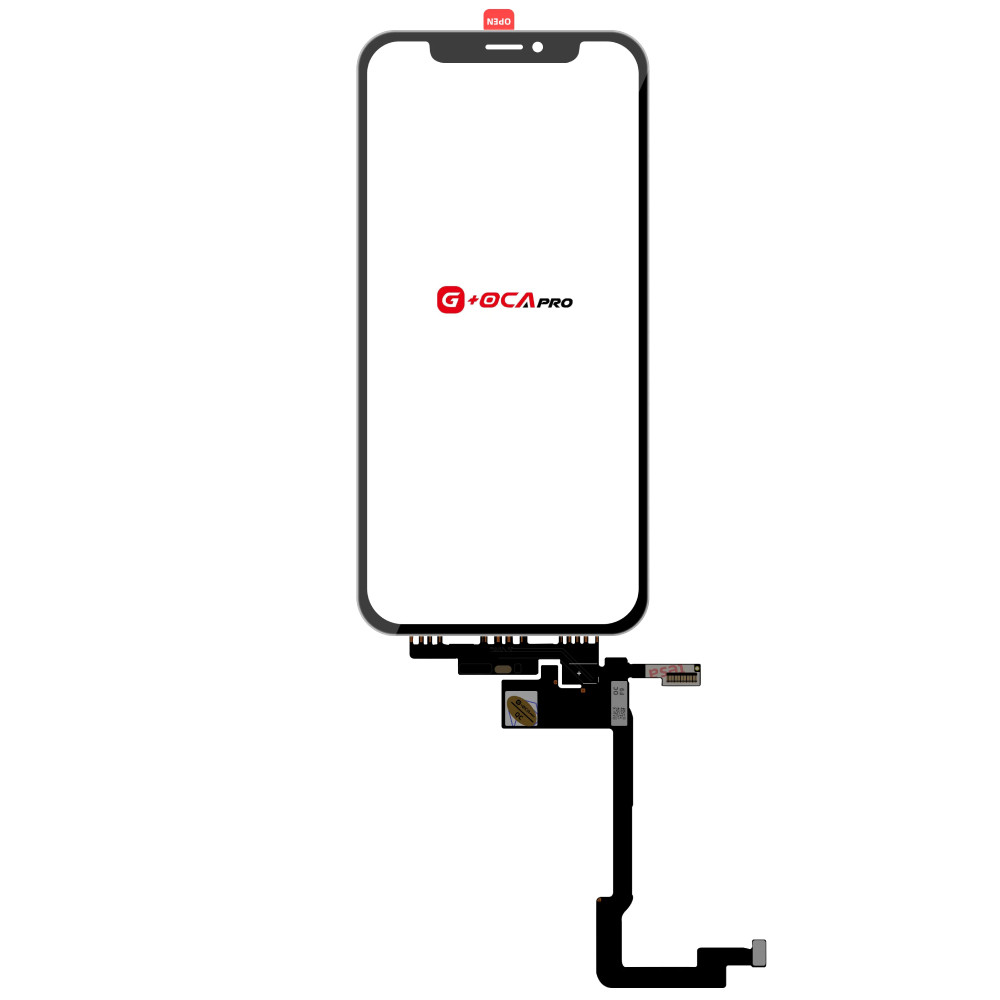 Сенсорний екран iPhone XS чорний, з довгим шлейфом, з OCA-плівкою, оригінал G+OCA PRo, фото 1
