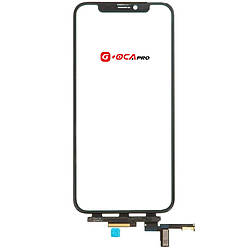 Сенсорний екран iPhone XS чорний, з коротким шлейфом, з OCA-плівкою, оригінал PRC G+OCA PRo