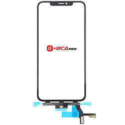 Сенсорний екран iPhone XS Max, чорний, з коротким шлейфом, з OCA-плівкою, оригінал PRC G+OCA PRo