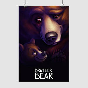 Плакат "Братик ведмедик, мультфільм, Brother Bear (2003)", 60×40см