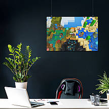 Плакат "Майнкрафт, Minecraft", 40×60см, фото 4