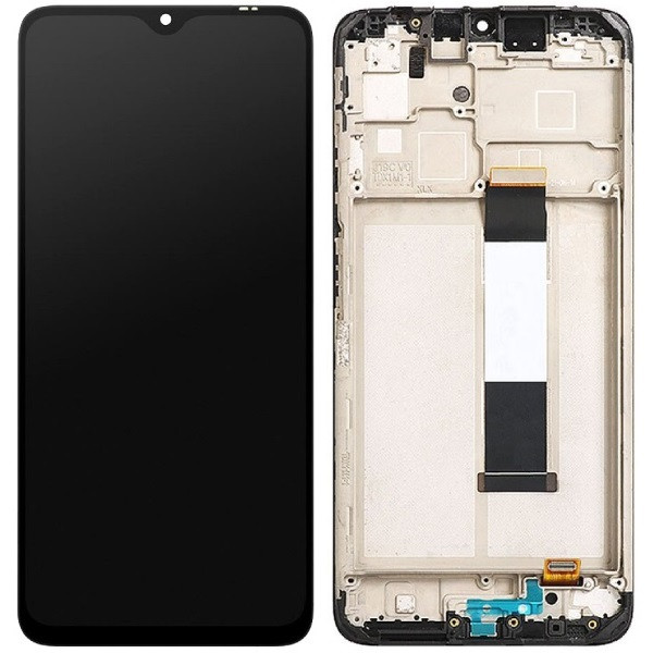 Дисплей Xiaomi Redmi 9T /Poco M3 чорний, з рамкою, фото 1