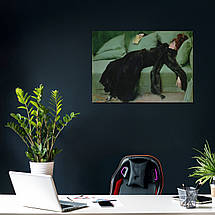 Картина на полотні "Рамон Касас, Юна декадентка, Ramon Casas, A Decadent Girl", 43×60см, фото 4