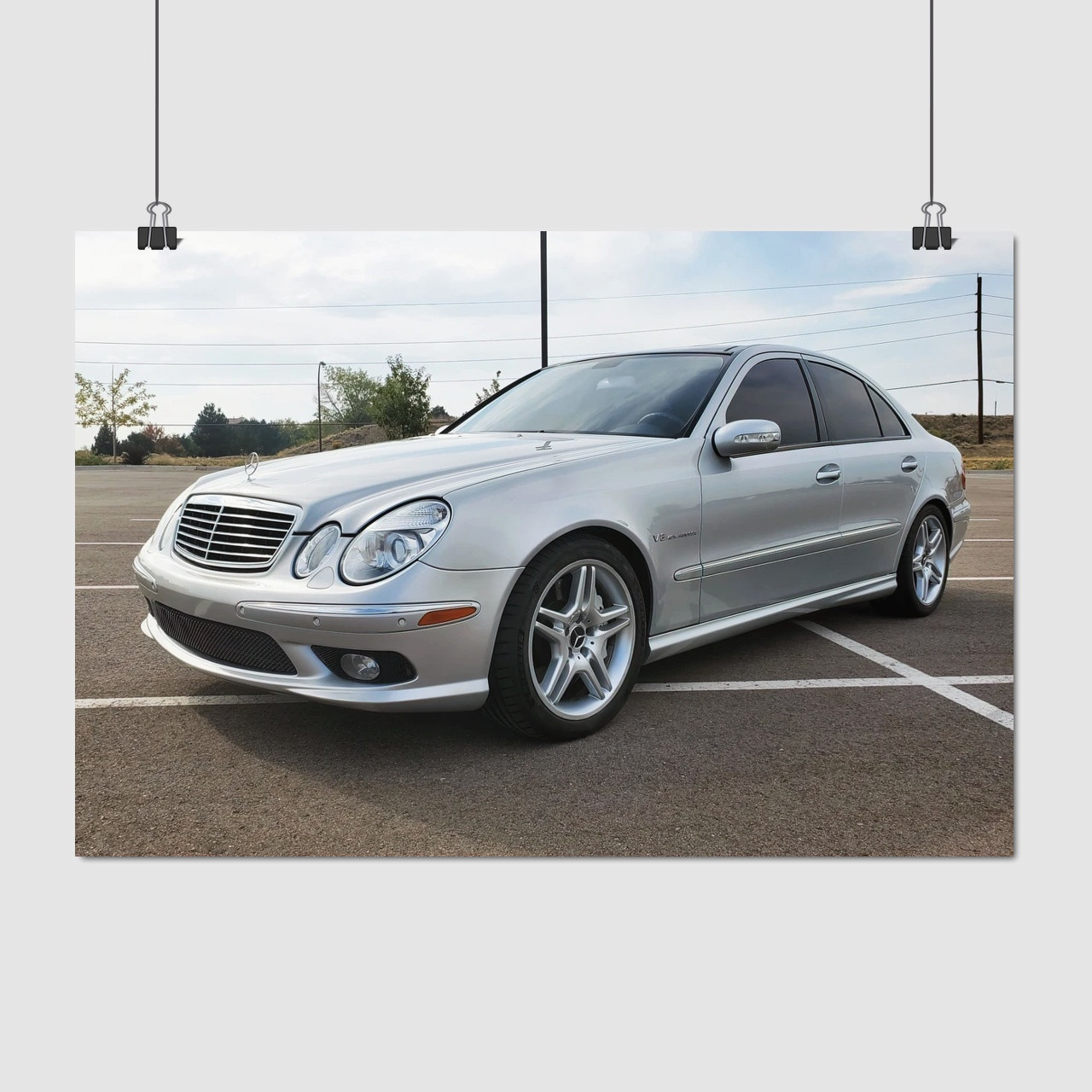 Плакат "Mercedes-Benz W211 E-Class", 40×60см