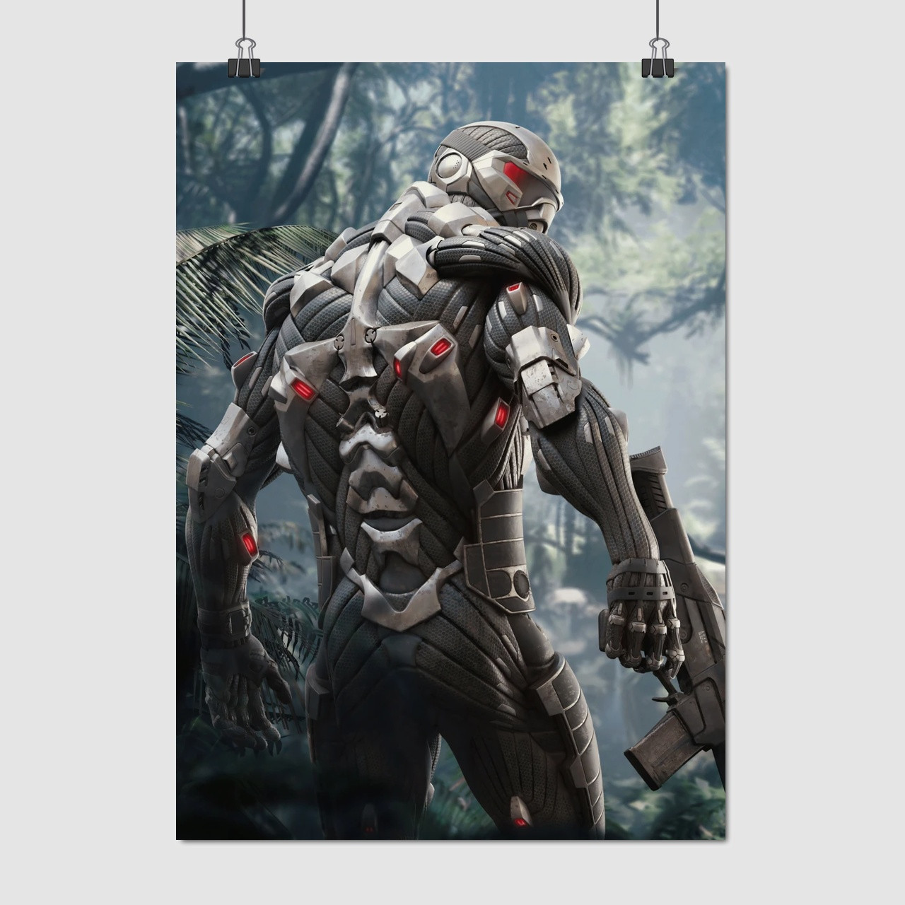 Плакат "Кочівник у нанокостюмі, Crysis, Nomad", 60×43см