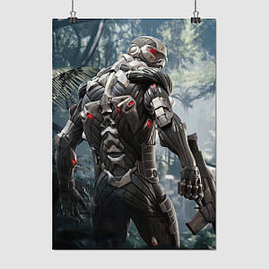 Плакат "Кочівник у нанокостюмі, Crysis, Nomad", 60×43см
