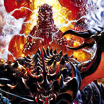 Плакат "Ґодзілла проти Руйнівника, Godzilla Vs Destroyah (1995)", 60×42см, фото 3