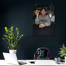 Плакат "Емінем, репер, Eminem, Slim Shady", 60×43см, фото 3