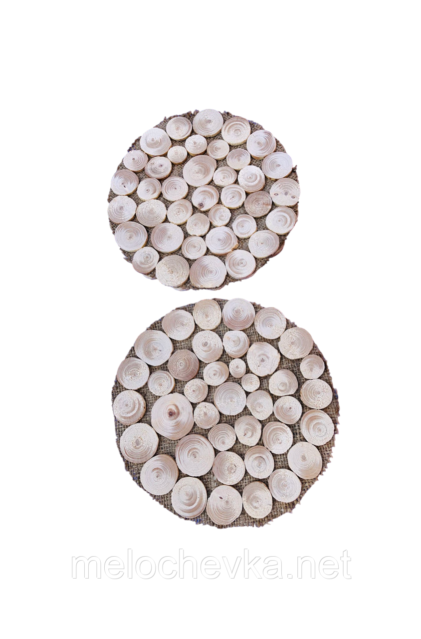 Підставка з бамбука під гаряче на мішку