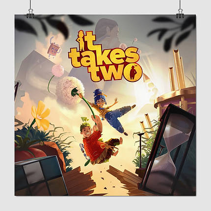 Плакат "It Takes Two", 60×60см, фото 1
