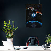 Плакат "Іншопланетянин, E.T. the Extra-Terrestrial (1982)", 60×40см, фото 4