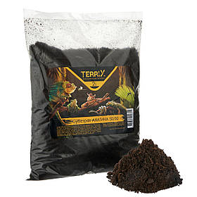 Субстрат наповнювач для тераріуму для равликів Ахатин TerriX АХАТИНА 50/50 кокос, торф 2 л