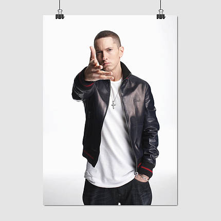 Плакат "Емінем, репер, Eminem, Slim Shady", 60×43см, фото 1