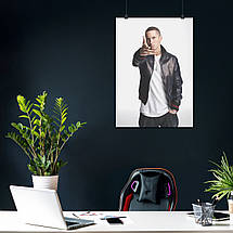 Плакат "Емінем, репер, Eminem, Slim Shady", 60×43см, фото 4
