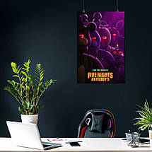 Плакат "П'ять ночей у Фредді, Five Nights at Freddy's", 60×40см, фото 4