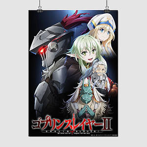 Плакат "Вбивця Гоблінів, Goblin Slayer", 60×42см