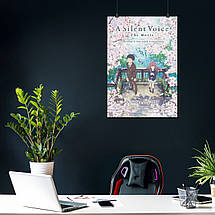 Плакат "Форма голосу, аніме, Silent Voice", 60×42см, фото 4