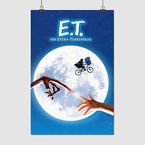 Плакат "Іншопланетянин, E.T. the Extra-Terrestrial (1982)", 60×40см