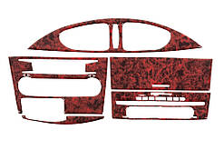 Накладки на панель (2005-2007) Карбон для Renault Laguna рр