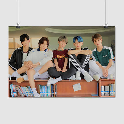 Плакат "Tomorrow X Together, TXT, k-pop", 40×60см, фото 1