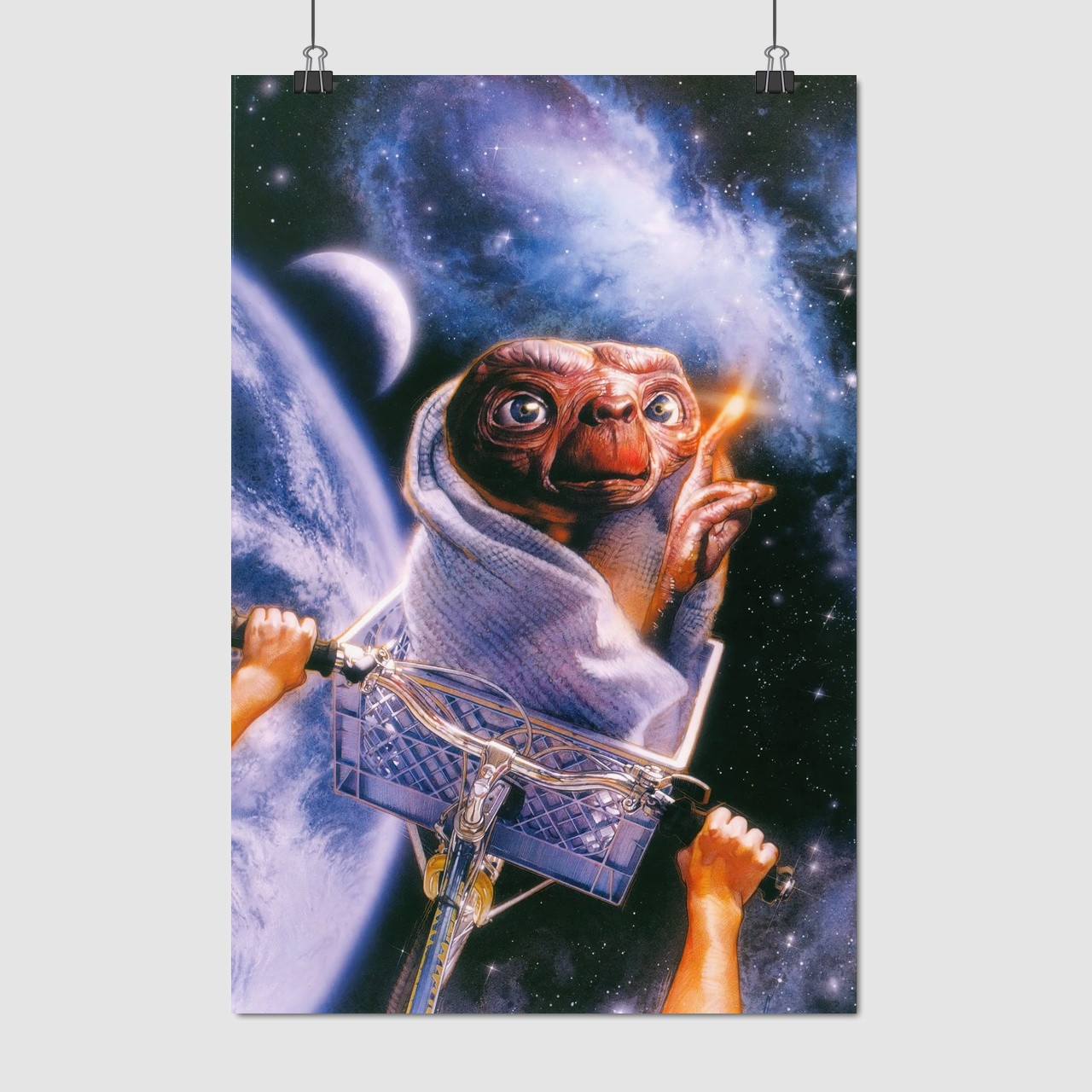 Плакат "Іншопланетянин, E.T. the Extra-Terrestrial (1982)", 60×40см