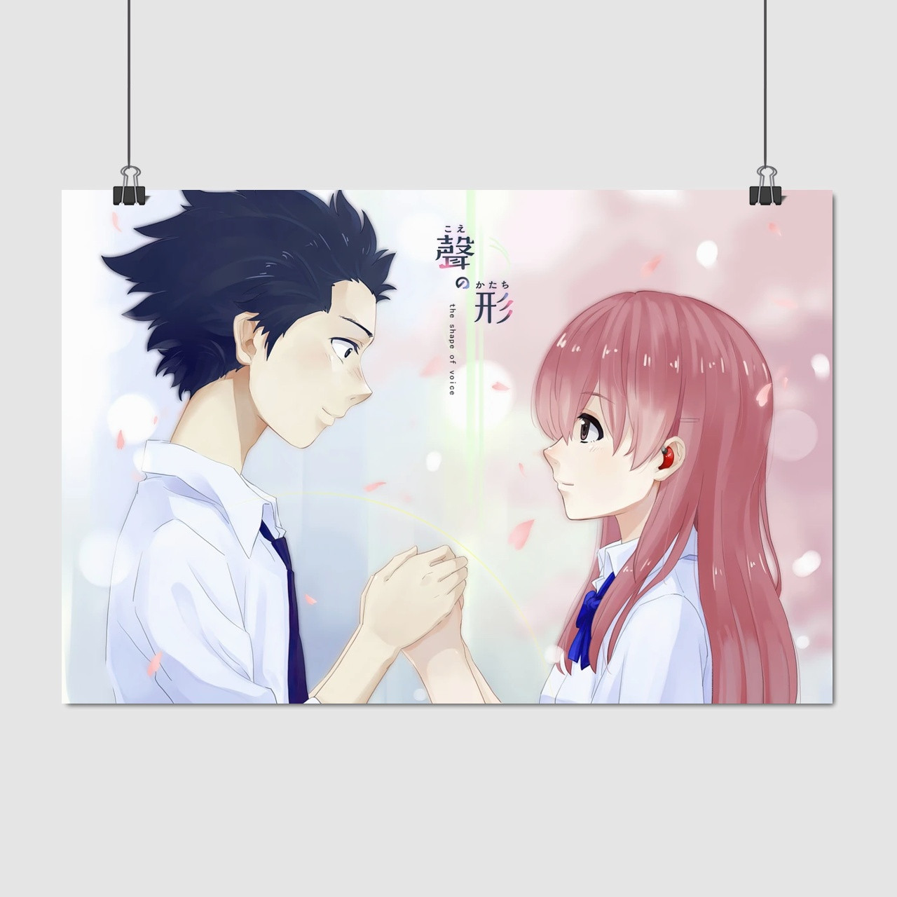 Плакат "Форма голосу, аніме, Silent Voice", 40×60см